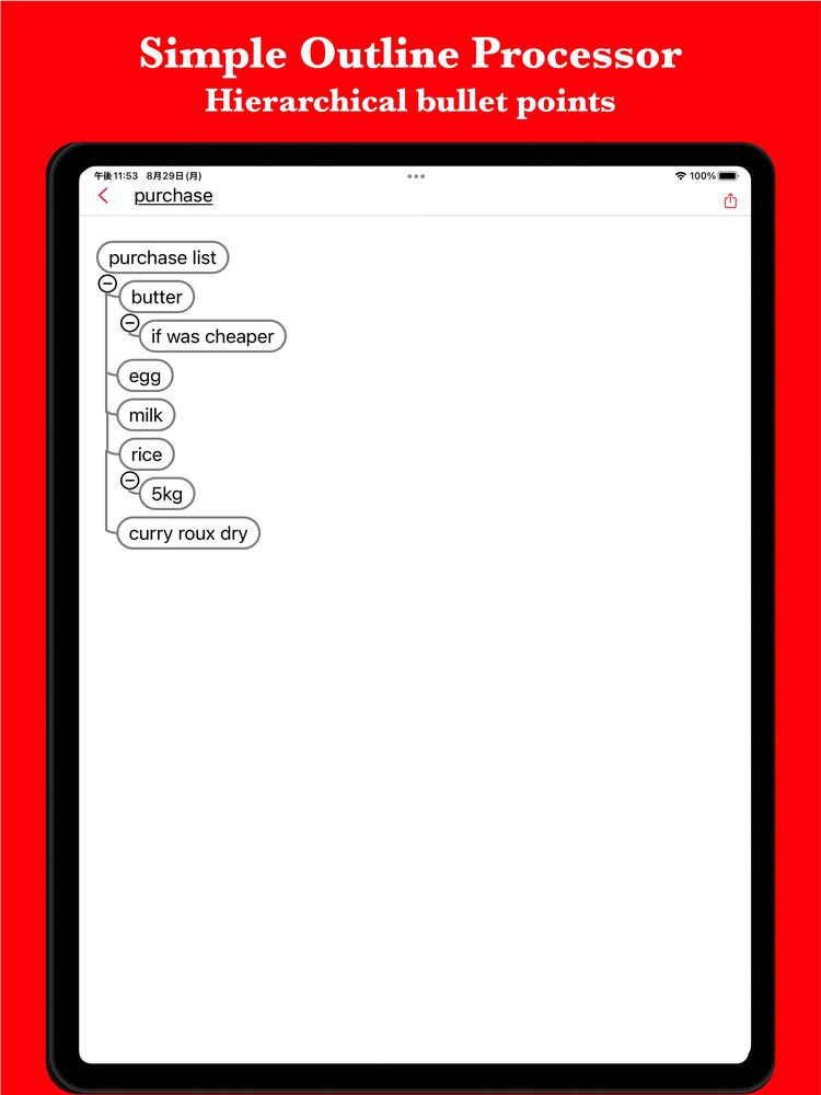 BulletsMind - Simple Outliner 1