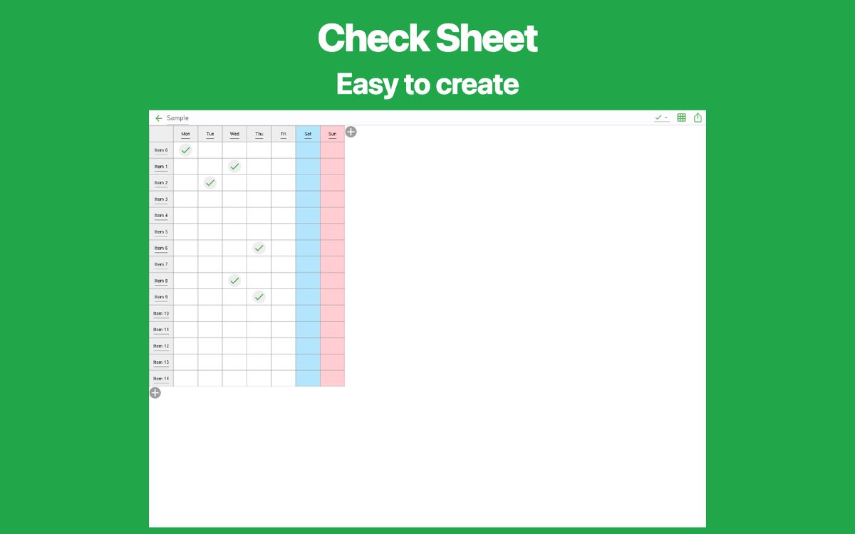 # Simple CheckTable Chrome 1