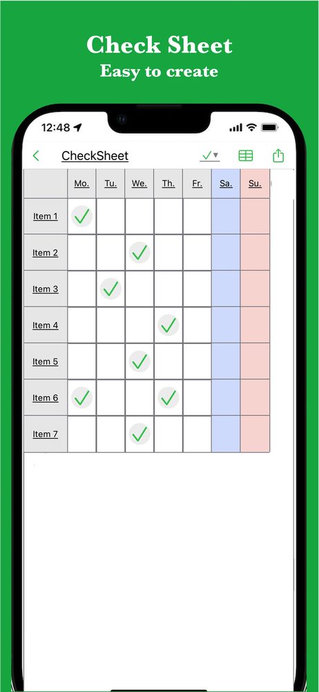 # Simple CheckTable 1