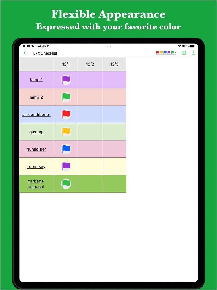 # Simple CheckTable 2