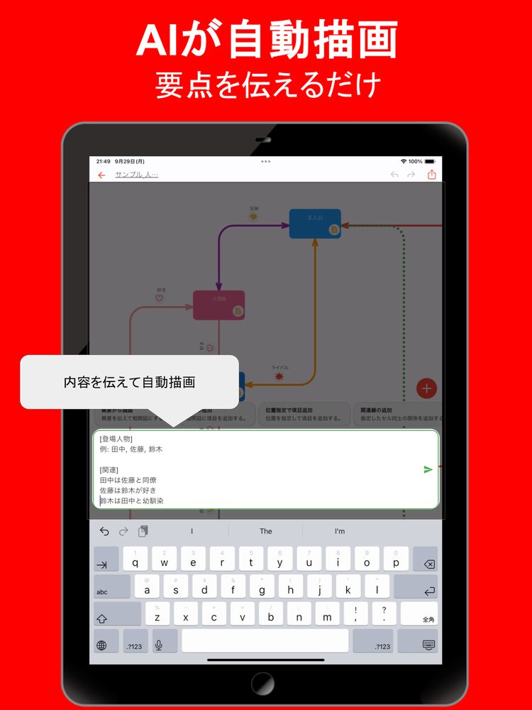 シンプル相関図AI 1
