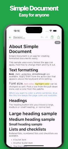 Simple Document: Easy Editor 1