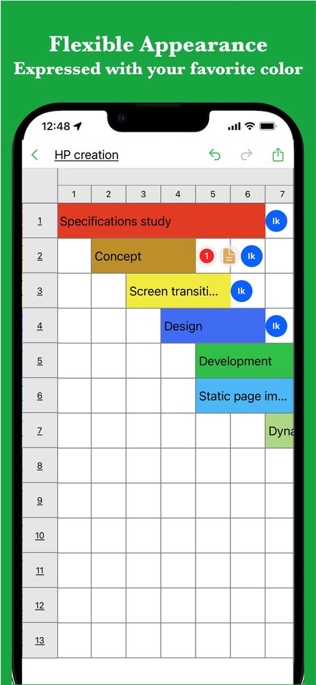 iGanttChart: Gantt Chart App 2