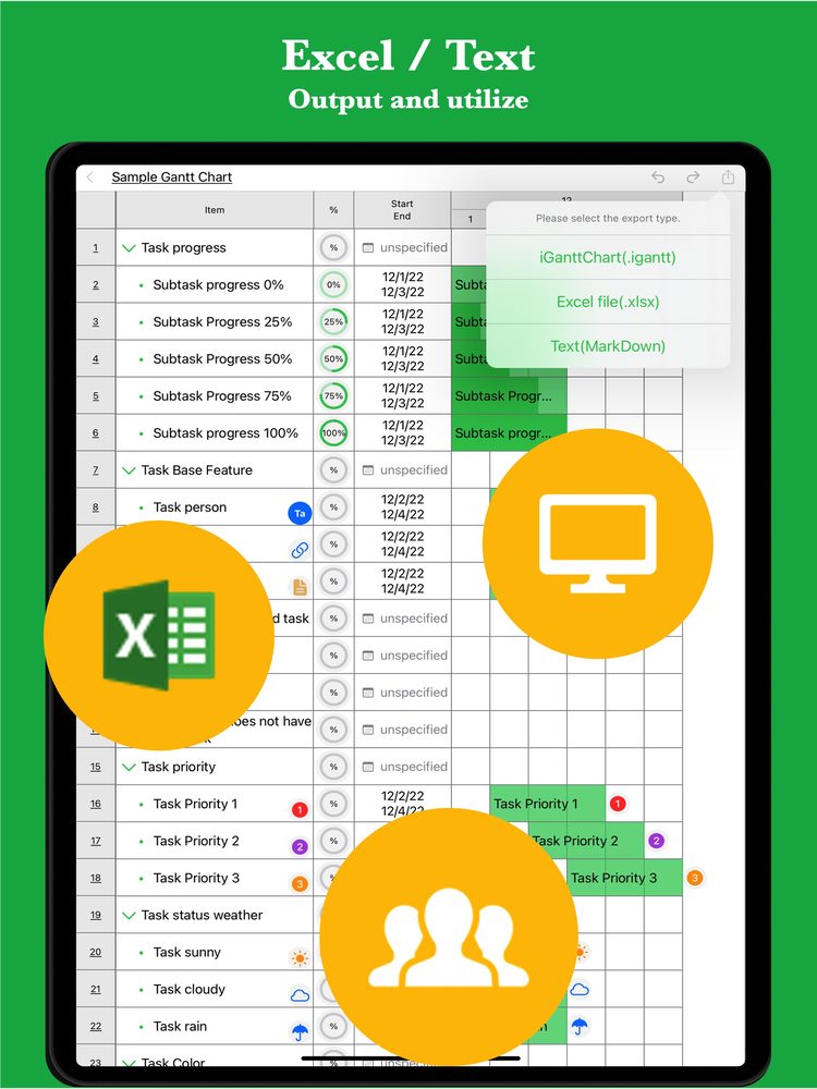 iGanttChart: Gantt Chart App 6
