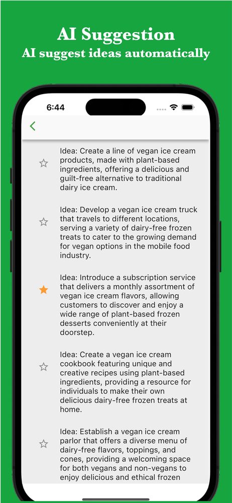 # Idea AI - Blend keywords 2