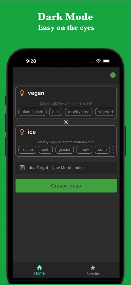 # Idea AI - Blend keywords 5