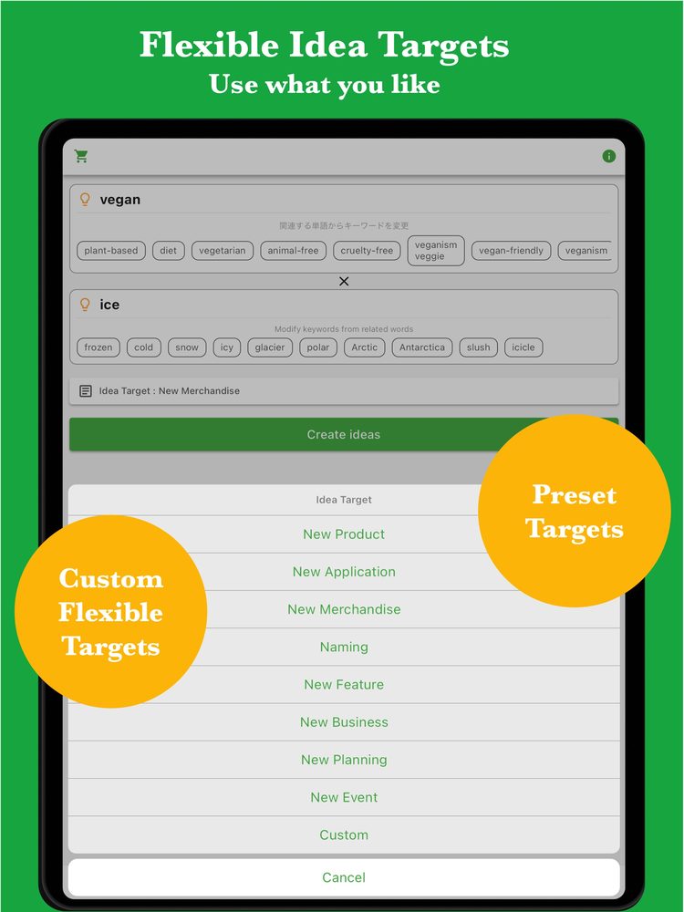 # Idea AI - Blend keywords 3