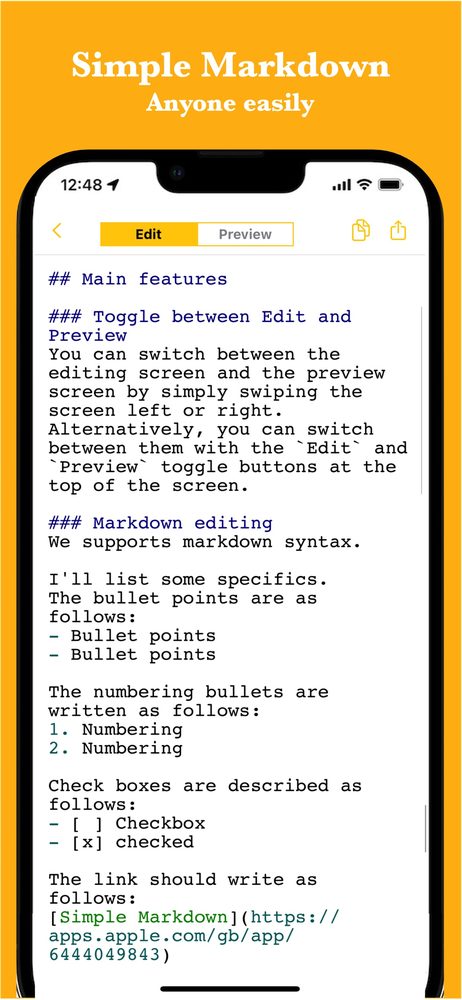 Simple Markdown Editor 1