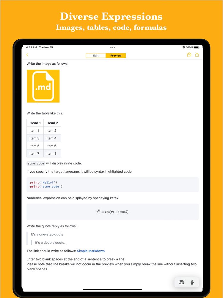 Simple Markdown Editor 3