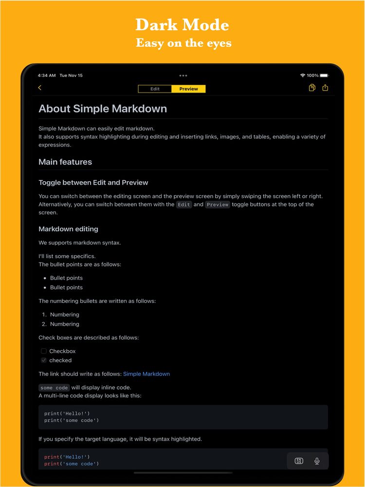 Simple Markdown Editor 6