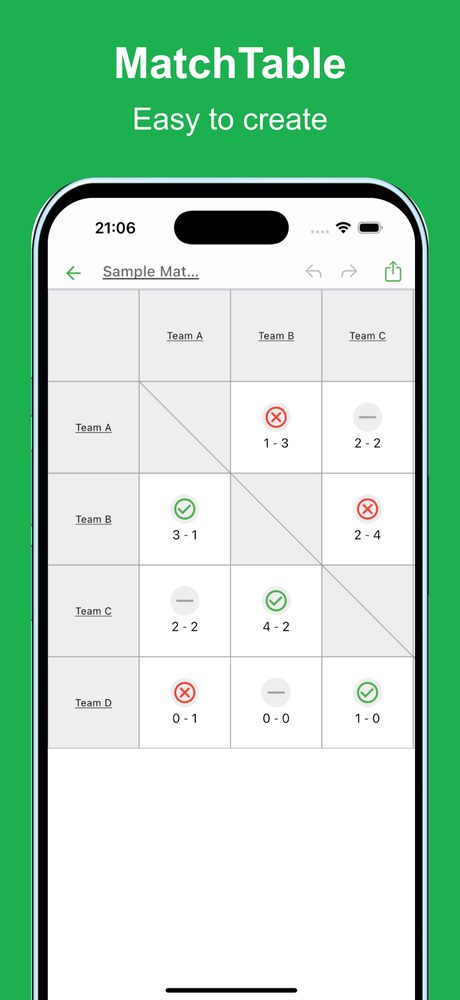 Simple MatchTable 1