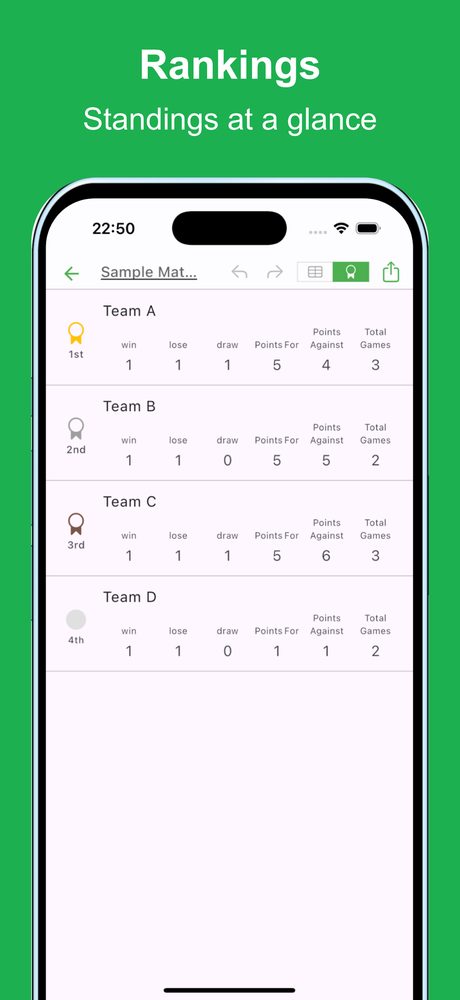 Simple MatchTable 2