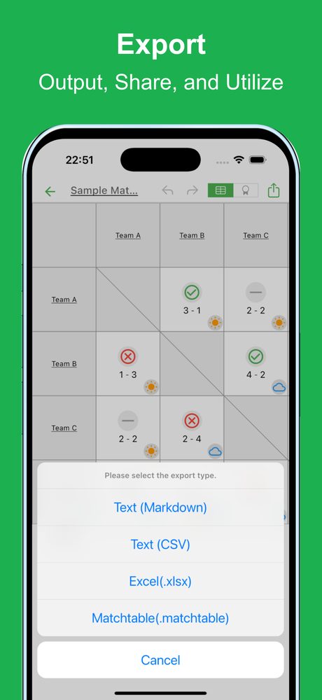 Simple MatchTable 5