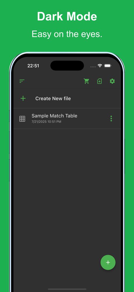 Simple MatchTable 6