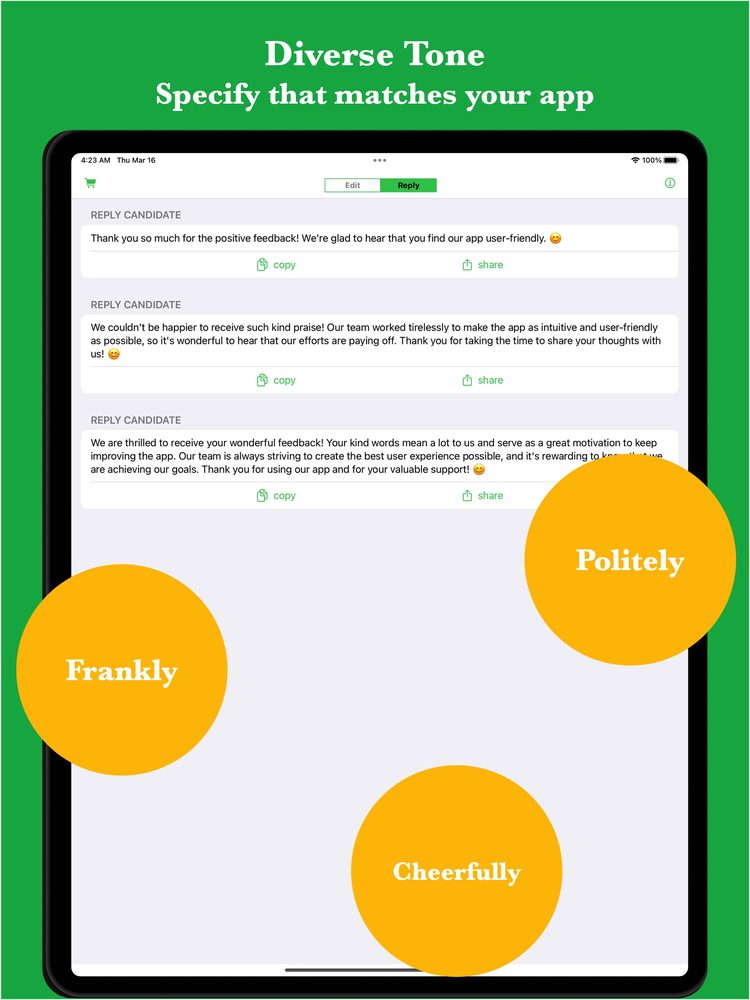 Reply AI for AppReview 2