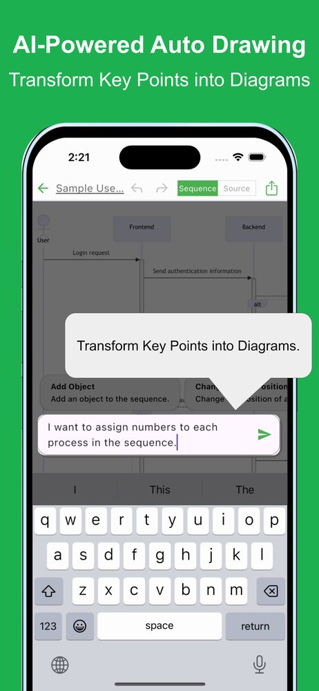 Simple Sequence Diagram AI 2