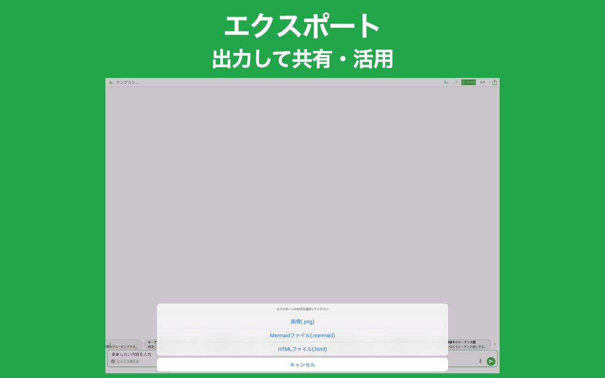 シンプル シーケンス図 AI Chrome 3