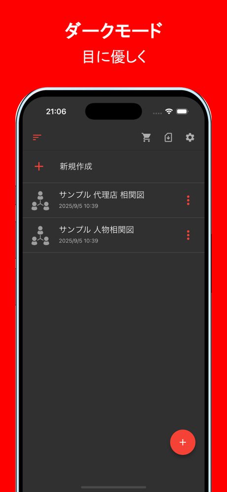 シンプル相関図 6
