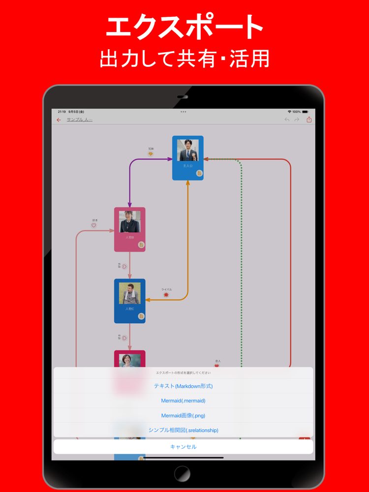シンプル相関図 5