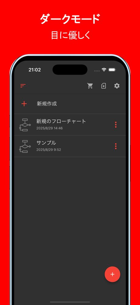 シンプル フローチャート 6