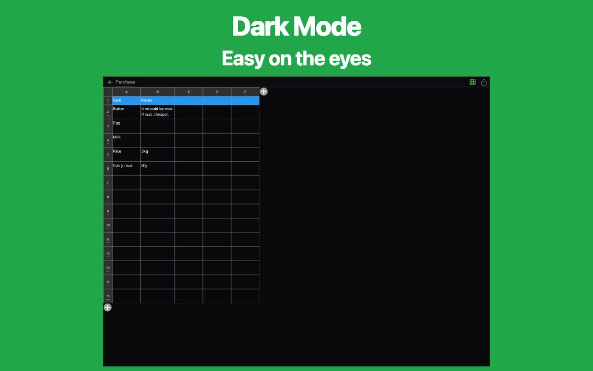 Simple Table - Note as table Chrome 6