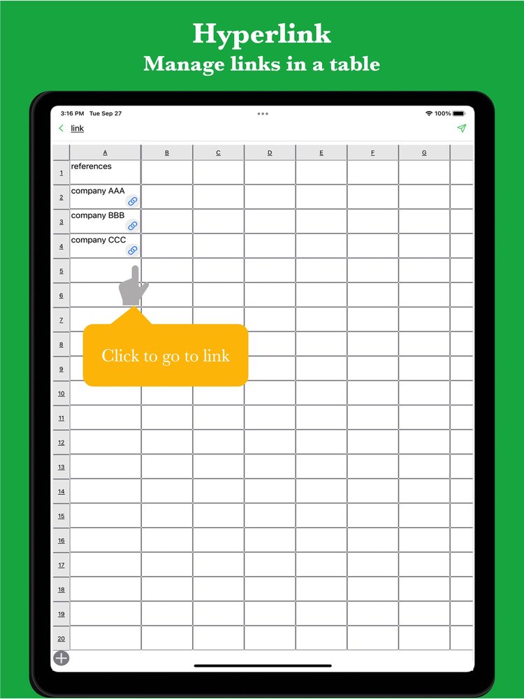 Simple Table - Note as table 5