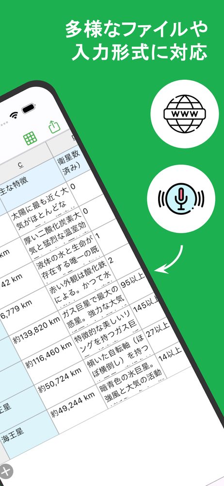 シンプル表AI - 表形式でAI支援でシンプルにメモをとる 2