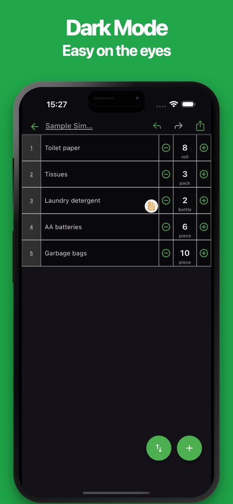 Simple Stock List 6