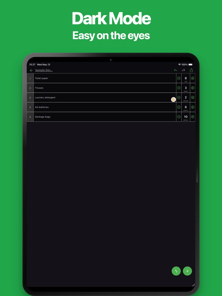 Simple Stock List 6