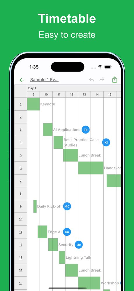 Simple Timetable 1