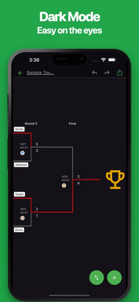 iTournament: Toernooiskema 6